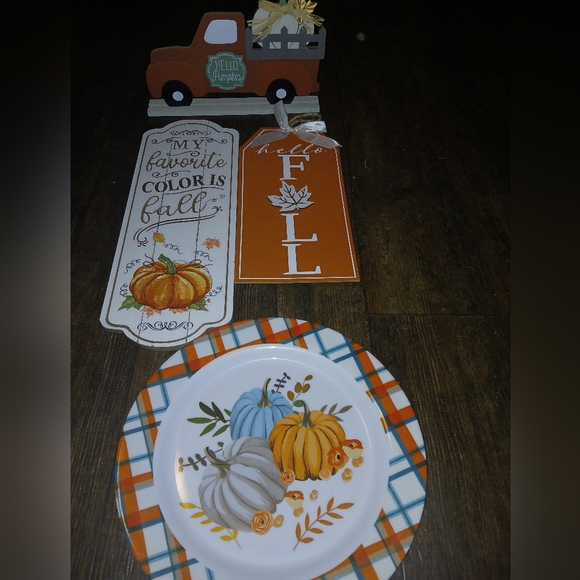 4pc Set Fall decore - Picture 1 of 3